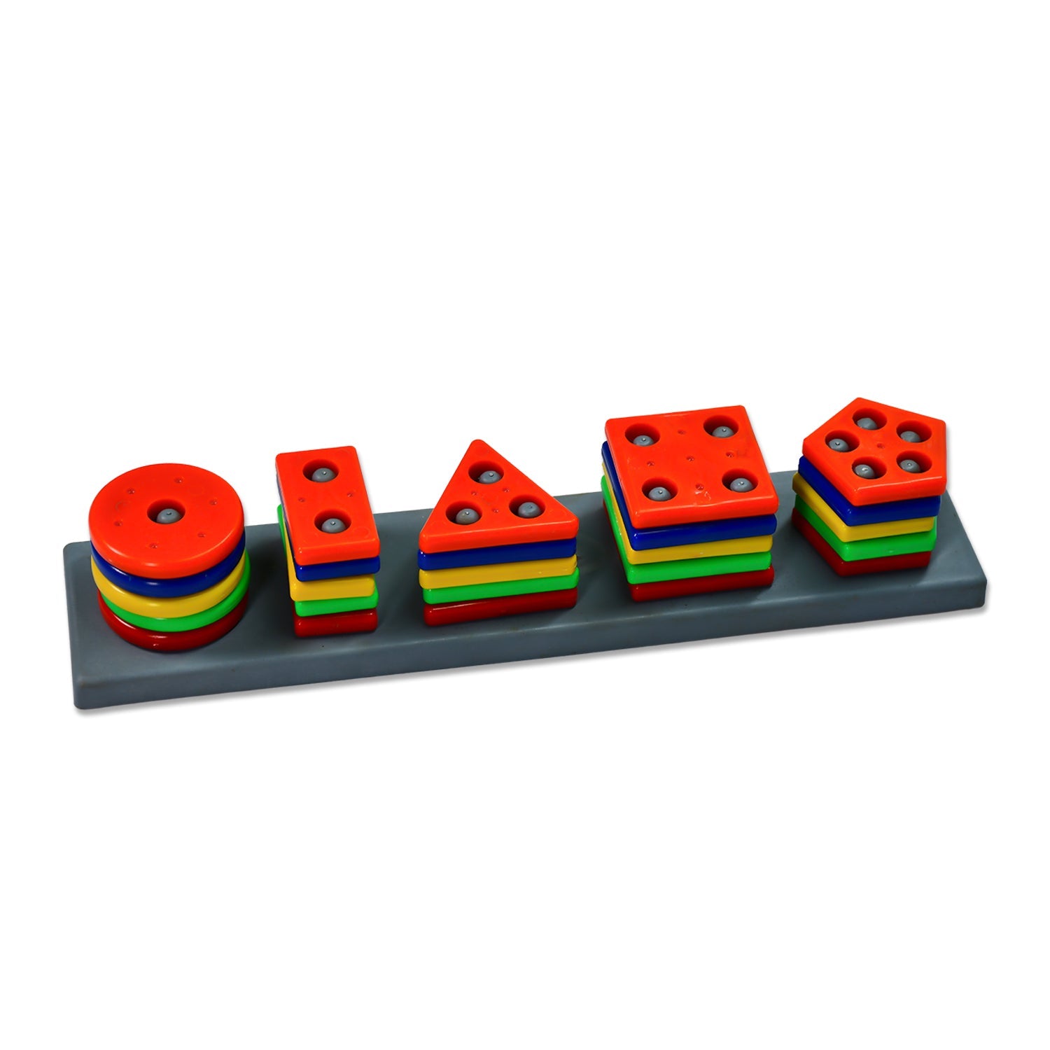 4434 Geometric Brick with box- 5 Angle Matching Column Blocks for Kids - Preschool Educational Learning Toys. DeoDap 4434 Geometric Brick with box- 5 Angle Matching Column Blocks for Kids - Preschool Educational Learning Toys. DeoDap